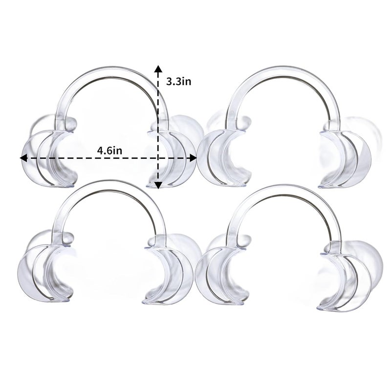 FAQQI 10 PCS Mouth Openers for Speak Out Game Mouthpieces,Dental Cheek Retractor Mouth Opener,Standard Dental Mouth Opener- Cheek and Lip Retractor,Includes 4 Mouthpieces for Kids, 6 Mouthpieces for Adults - Image 3